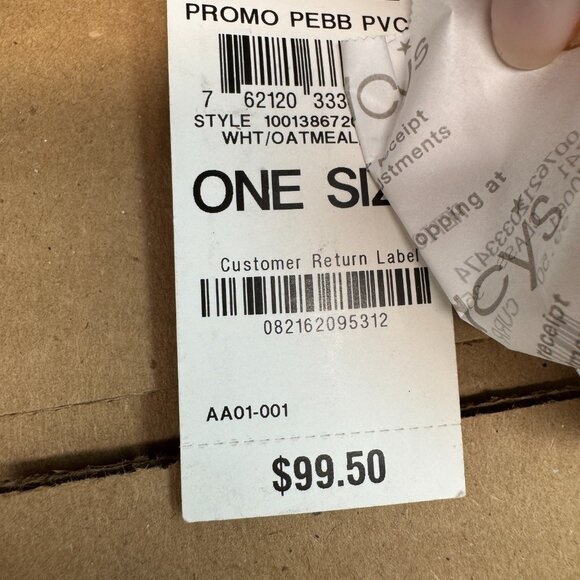 Giani Bernini Colorblock Pebble Tote – White/Oatmeal/Navy - Picture 12 of 12